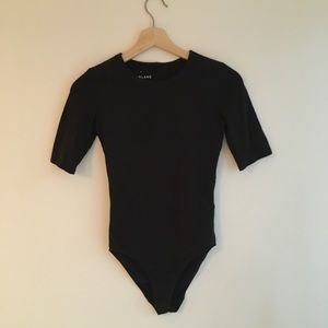 Everlane Short-Sleeve Cree Neck Bodysuit